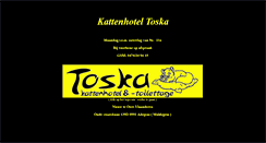 Desktop Screenshot of kattenhotel-toska.be