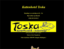 Tablet Screenshot of kattenhotel-toska.be